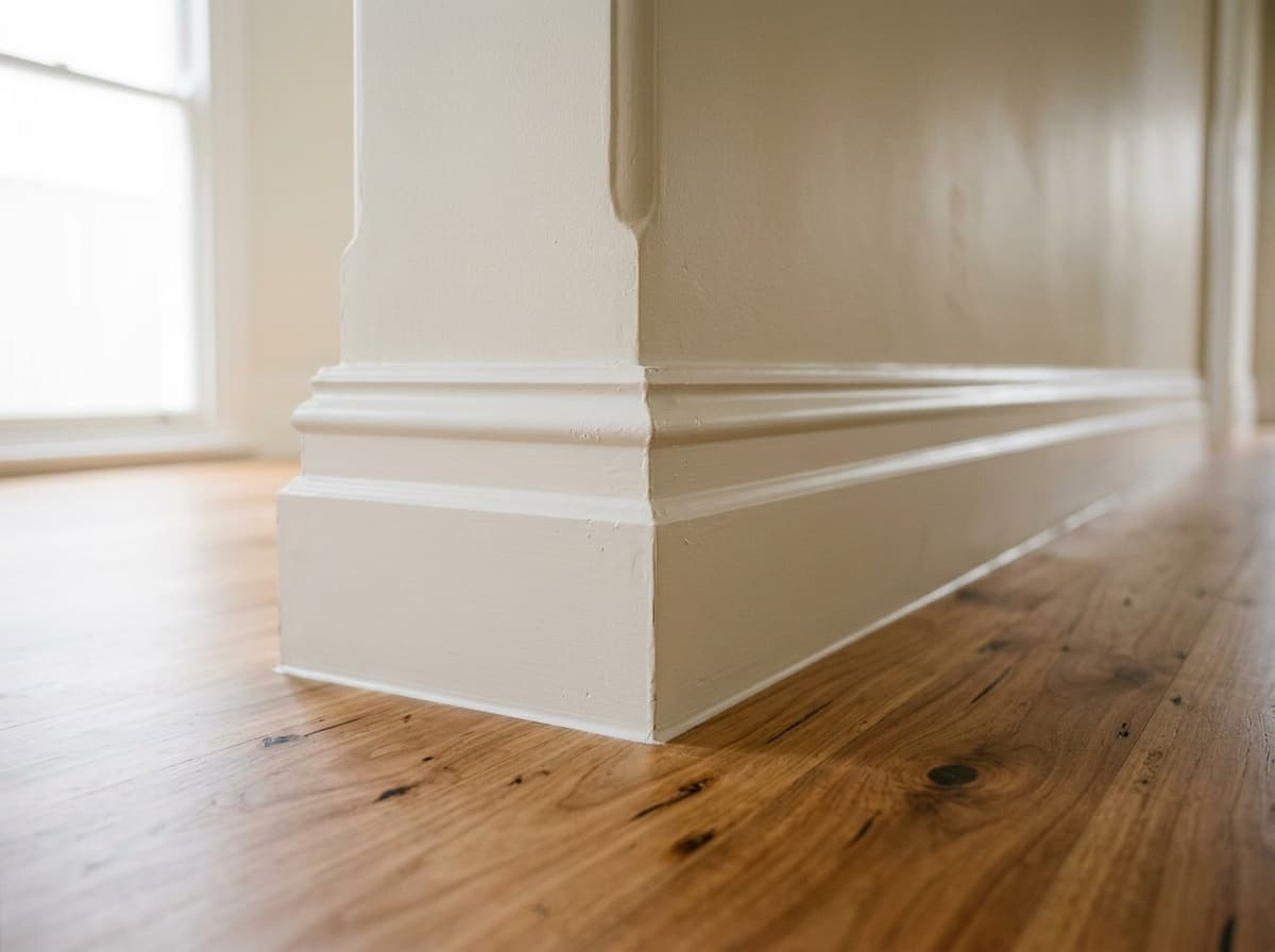 Heritage 180mm Australian colonial-step skirting newly fitted in a Paddington Victorian terrace