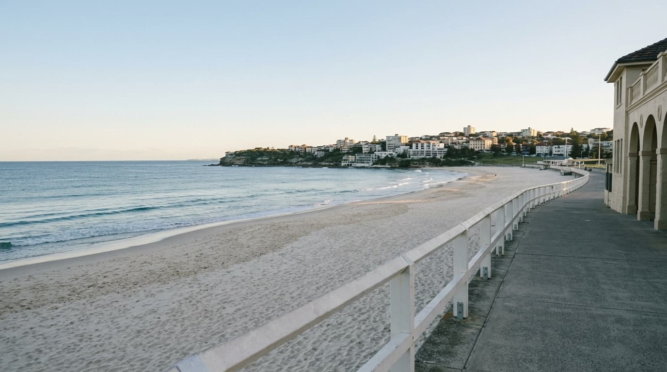 Bondi Beach streetscape
